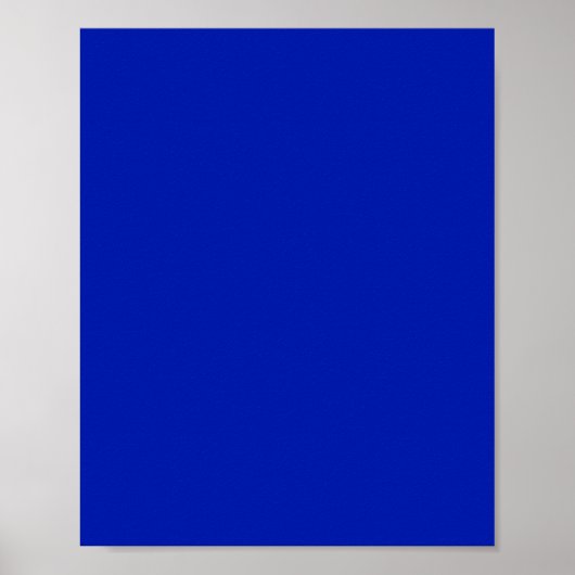 Poster Bleu (Pantone) (couleur solide) (Devant)