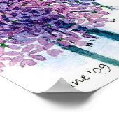 Poster bleu par u Aquarelle (Coin)