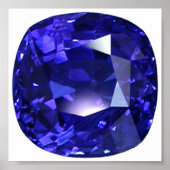 Poster Bleu profond (Devant)