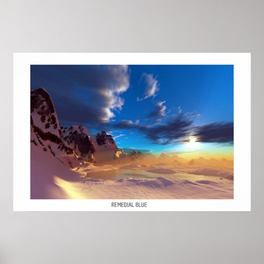 POSTER BLEU RÉCOLTANT (Devant)