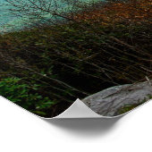 Poster Bleu Ridge Parkway Scène 1 (Coin)