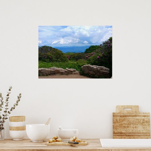 Poster Bleu Ridge Spring Imprimer (Cuisine)