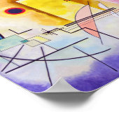 Poster Bleu rouge jaune, Kandinsky astucieux (Coin)