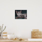 Poster bleu russe (Cuisine)