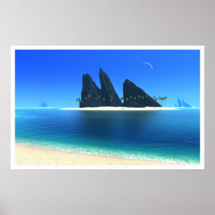 Poster Bleu sans fin