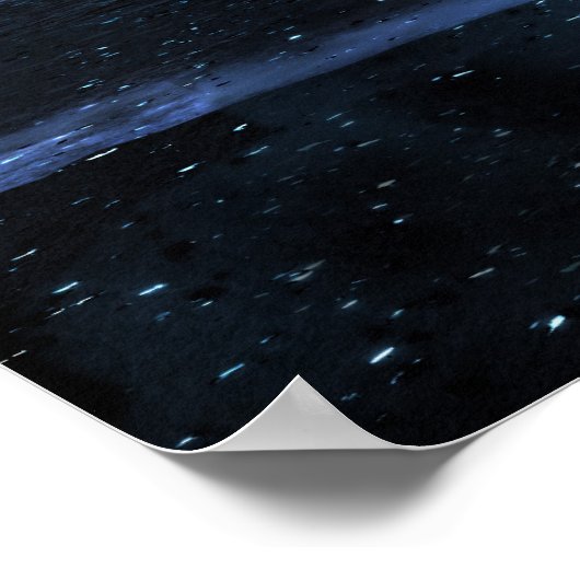 Poster Bleu sans fin (Nuit) (Coin)