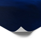 Poster bleu sculpté (Coin)