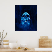 Poster bleu sculpté (Cuisine)
