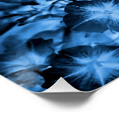 Poster Bleu soyeux... (Coin)