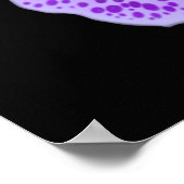 Poster Bleu Vanda Orchid Bloom Imprimer (Coin)