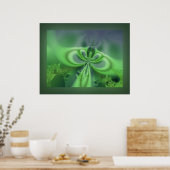 Poster bleu vert (Cuisine)