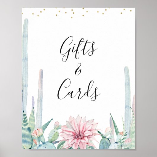 Poster Bleu Vert Rose Taco Bout Un Baby shower Bébé Signa (Devant)