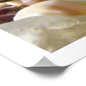 Poster Bleu Vert Seaglass gravures Coastal Décor (Coin)