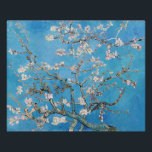 Poster Bleu Vincent van Gogh Art Peinture<br><div class="desc">Vincent van Gogh (Néerlandais, 1853 - 1890) Almond Blossom, 1890, Huile sur toile Non encadré : 73, 3 cm x 92, 4 cm Vincent van Gogh peint cette vie morte de fleurs d'amandiers contre un ciel bleu pour son neveu nouveau-né qui a été nommé d'après lui. L'amandier est un symbole...</div>