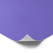 Poster Bleu-violet (Crayola) (couleur unie)  (Coin)