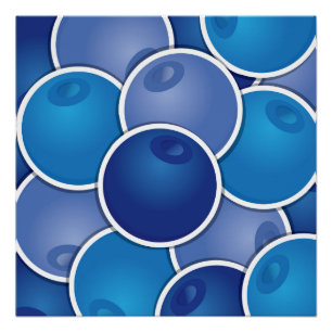 Poster Bleuet funky