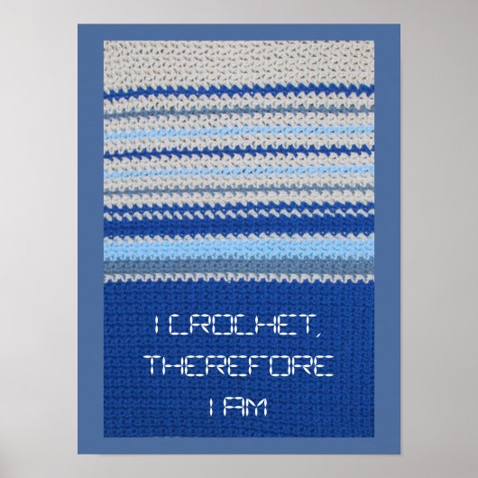 Poster - Bleus en Crochet (Devant)