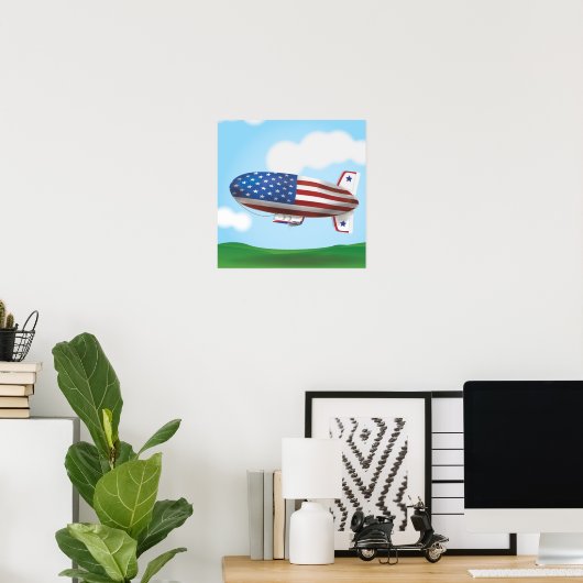 Poster Blimp USA (Bureau à domicile)