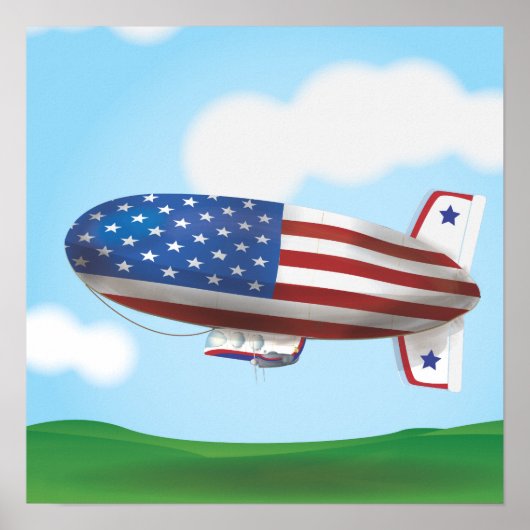 Poster Blimp USA (Devant)