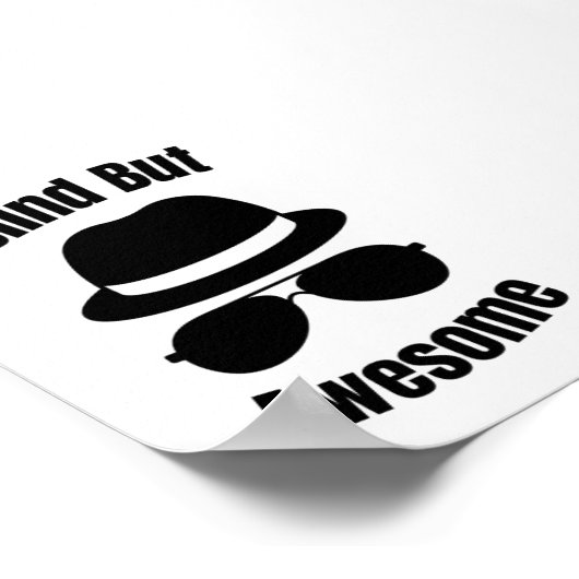 Poster Blind But Awesome (Coin)