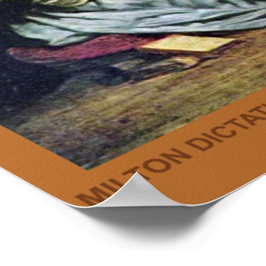 Poster Blind Milton par Delacroix (Coin)