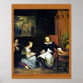 Poster Blind Milton par Delacroix (Devant)