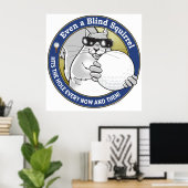 Poster Blind Squirrel Golf (Bureau à domicile)