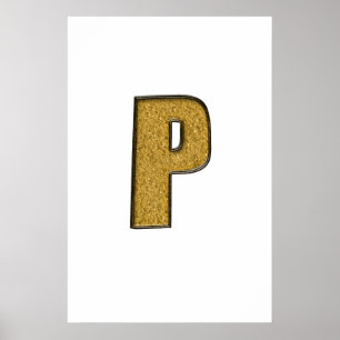 Poster Bling Gold P