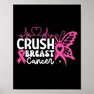 Poster Bling Pink Ribbon 2
