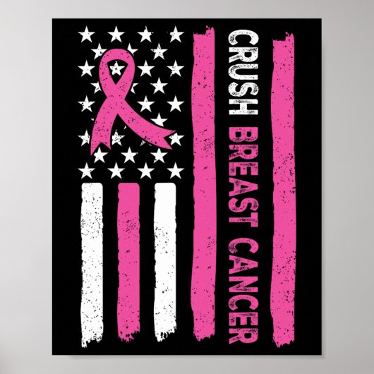 Poster Bling Pink Ribbon 3 (Devant)