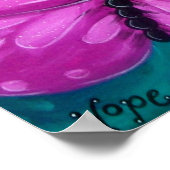 Poster Bliss papillon (Coin)