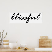 Poster Blissant (Cuisine)