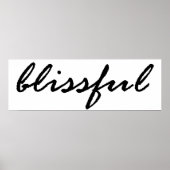 Poster Blissant (Devant)