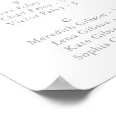 Poster Blissant Fleur sauvage Alphabétique (Coin)