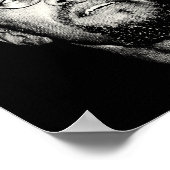 Poster Blm Black Vit Problème Black Histoire (Coin)