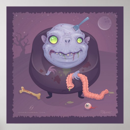 Poster Blob Zombie (Devant)