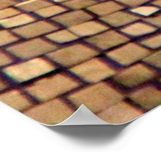 Poster Bloc de briques Brown (Coin)