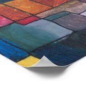 Poster Bloc de couleur (Coin)