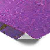 Poster Bloc de couleur abstrait violet et or ID1043 (Coin)