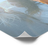 Poster Bloc de couleur d'art photo personnalisé (Coin)