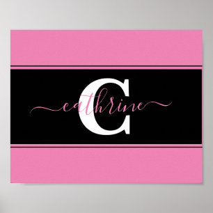 Poster Bloc de couleur personnalisé   