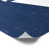 Poster Bloc de couleur Virginia Cavaliers (Coin)