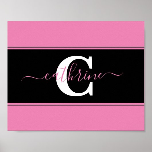 Poster Bloc de couleurs personnalisé (Devant)