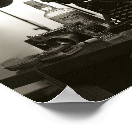 Poster Bloc d'écriture (Coin)