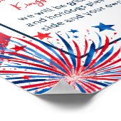 Poster bloc fête 4 juillet BBQ rue du voisin (Coin)