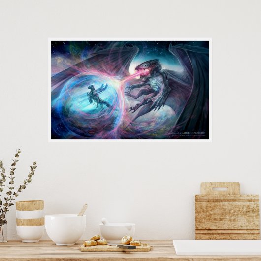 Poster Blocage de l'espace (Cuisine)