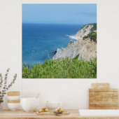 Poster Block Island Bluffs - Block Island, Rhode Island (Cuisine)