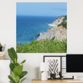 Poster Block Island Bluffs - Block Island, Rhode Island (Bureau à domicile)