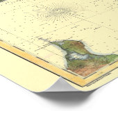 Poster Block Island, Buzzard Bay, Nantucket et Martha’s (Coin)