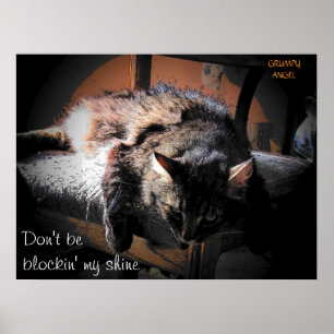 Poster Blockin' my shire - Grumpy Angel